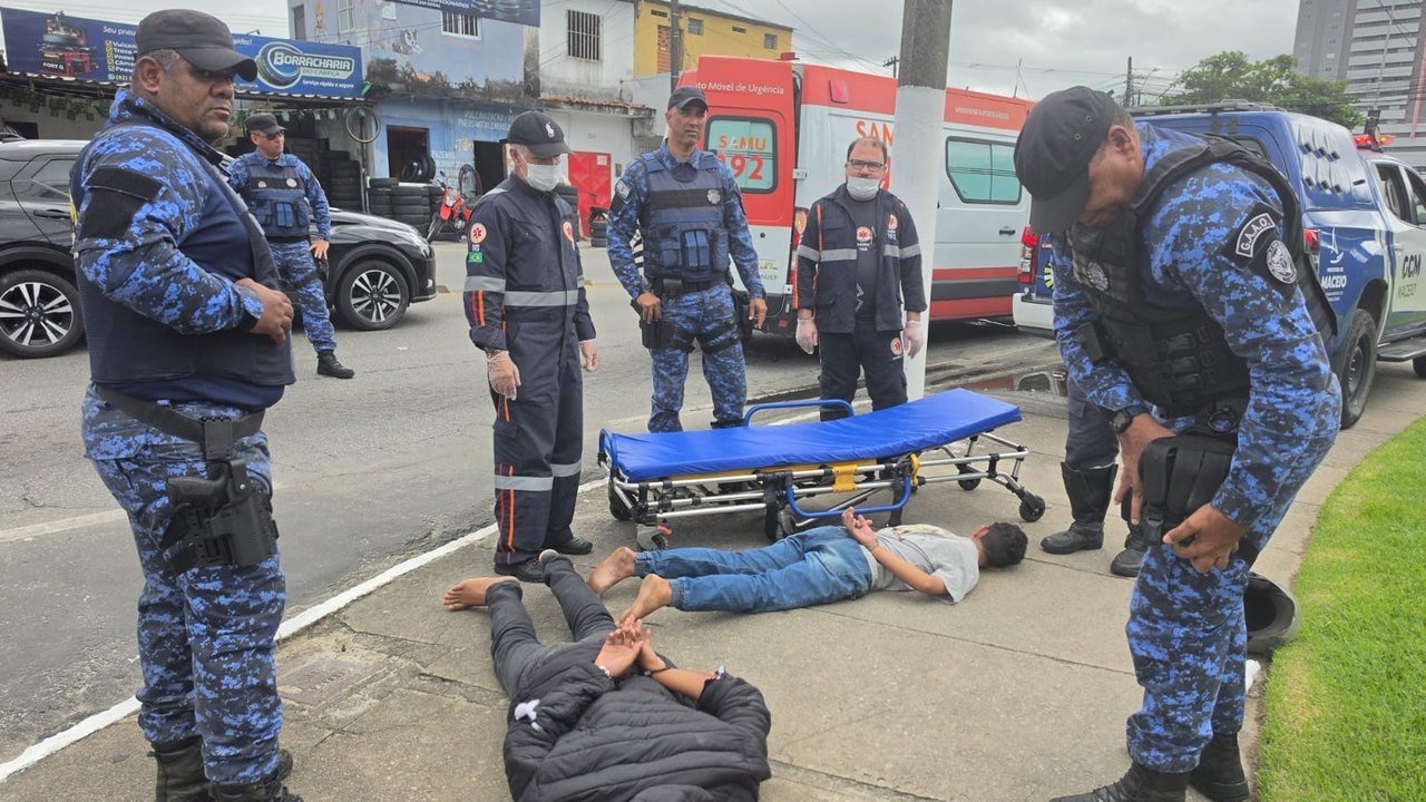 Guarda Municipal impede assalto e prende dupla na Serraria