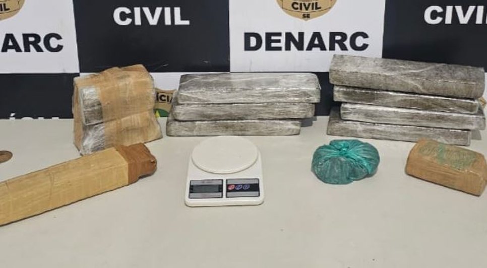 Homem é preso com mais de 10 kg de maconha na Grande Aracaju