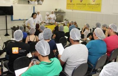 Cursos de Gastronomia são destaque no Capacita Uninassau