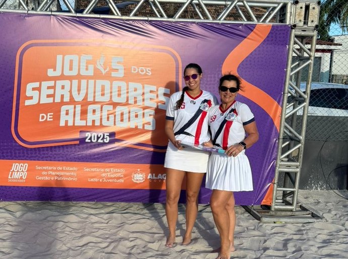 MPE conquista ouro no Beach Tennis e Vôlei de Praia Feminino nos Jogos dos Servidores de Alagoas 2025
