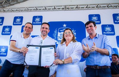Nos 387 anos de Porto Calvo, Paulo inaugura obras para fortalecer o desenvolvimento no município