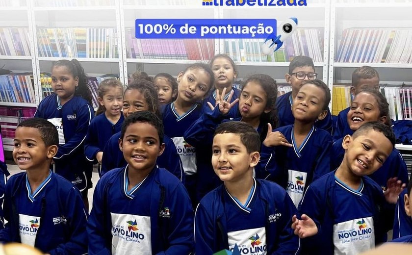 Educação de Novo Lino consegue marco histórico com Selo Ouro no Compromisso Nacional Criança Alfabetizada