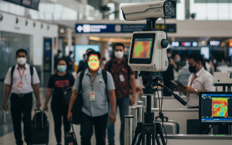 Vírus Nipah: Indonésia instala câmeras térmicas em aeroportos; veja outros países que já tomaram medidas de segurança