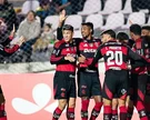 Jogadores do Flamengo celebram gol de Bruno Henrique - Foto: Gilvan de Souza/Flamengo