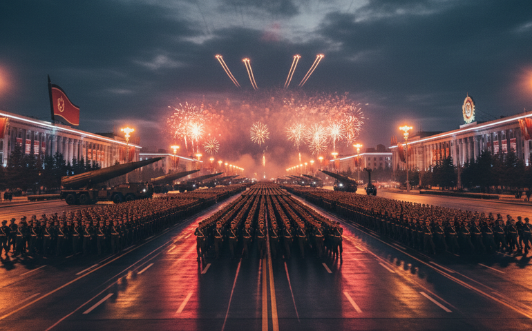 Coreia do Norte realiza desfile militar para celebrar congresso do Partido dos Trabalhadores