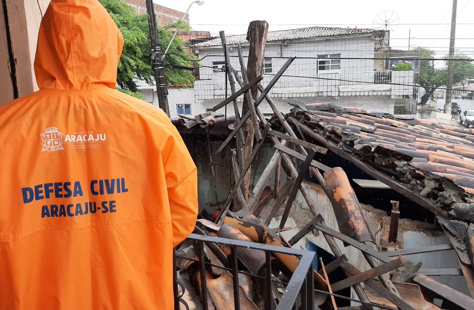 VENTO CHUVA DEFESA CIVIL ARACAJU / Foto: ASCOM/SEMDEC