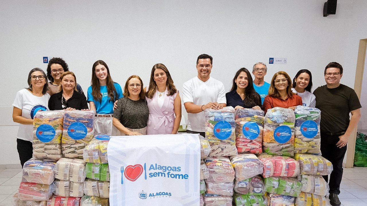 Programa Alagoas sem Fome completa seis meses batendo recorde de alimentos doados a instituições alagoanas