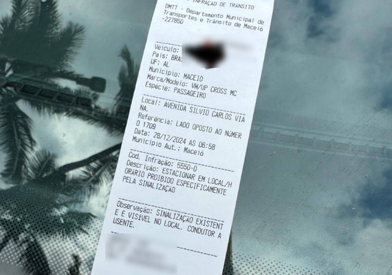 DMTT intensifica fiscalização de estacionamento irregular na orla de Maceió após decisão judicial