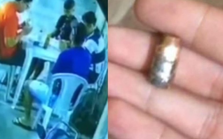 Homem é atingido por bala perdida em lanchonete