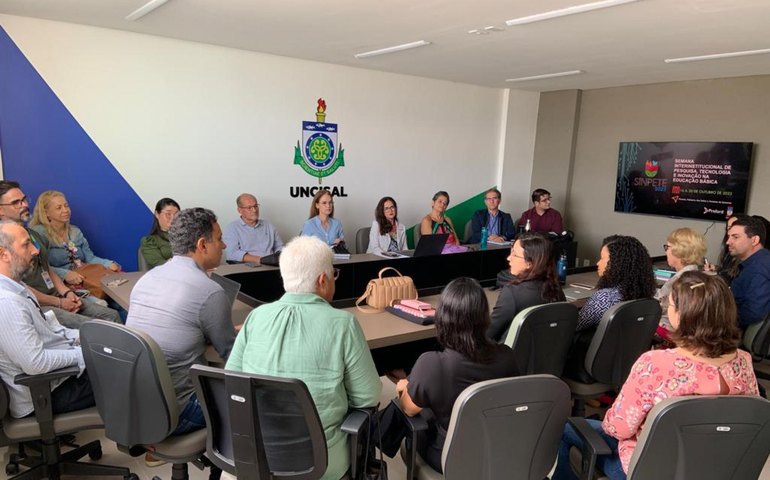 Uncisal sedia primeira reunião com instituições públicas de ensino superior de Alagoas