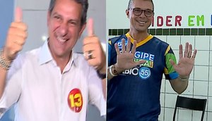 Candidatos ao Governo de Sergipe, Rogério Carvalho (PT) e Fábio Mitidieri (PSD) votam em Aracaju