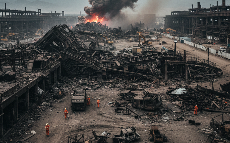 Explosão em fábrica na Mongólia Interior, China, deixa mortos e dezenas de feridos