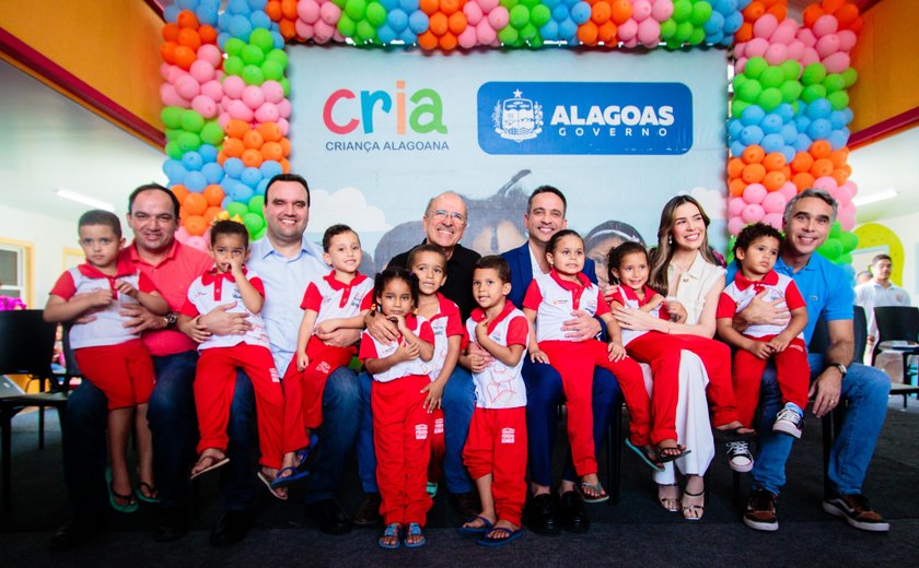 Governador inaugura mais uma creche Cria e expande atendimento à primeira infância de Penedo