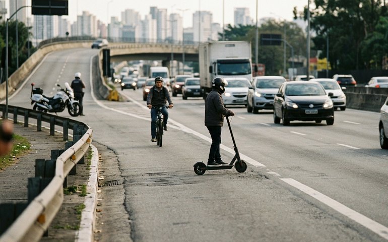 Decreto restringe circulação de ciclomotores, bicicletas e patinetes elétricos em vias rápidas