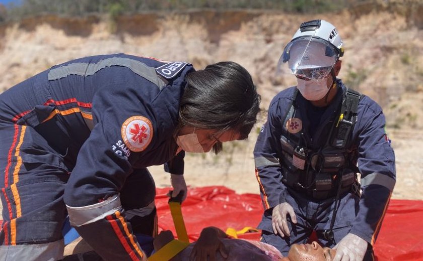 Samu AL participa de simulado de atendimento de múltiplas vítimas em Maceió