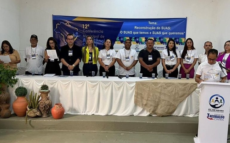 Prefeitura de Major Izidoro realiza 12ª Conferência Municipal de Assistência Social