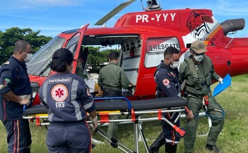 Serviço Aeromédico faz transferência de criança indígena de Aracaju