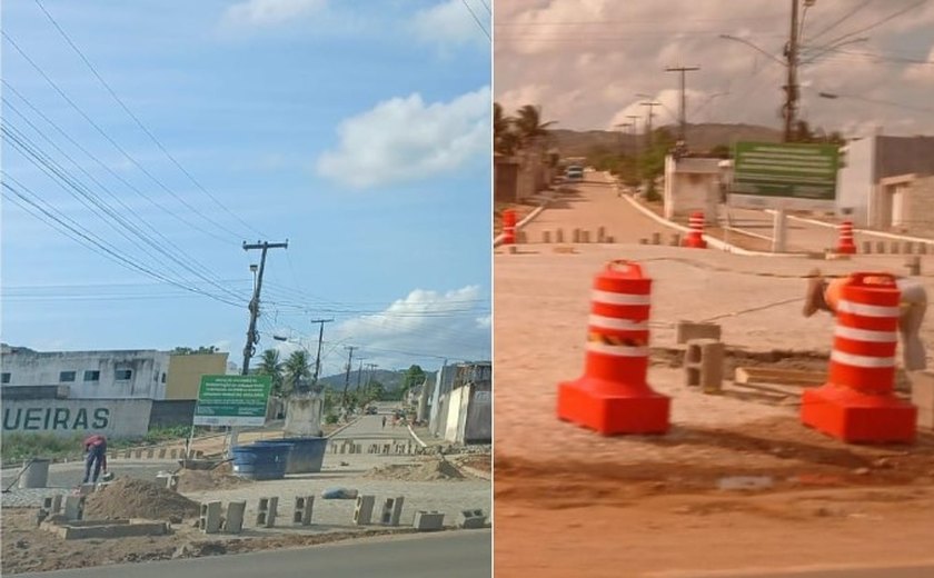 Prefeitura de Palmeira desafia DNIT e prossegue com obra irregular na BR-316 após embargo