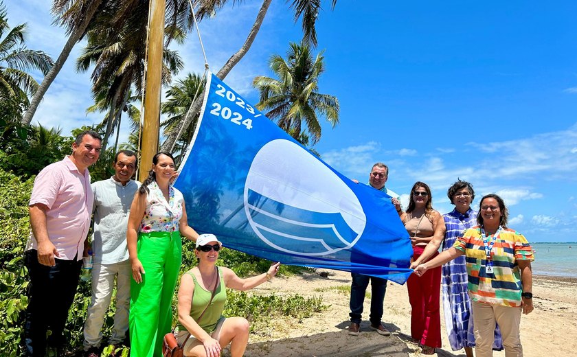 Praia do Patacho realiza hasteamento da Bandeira Azul pelo terceiro ano consecutivo