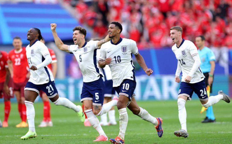 Inglaterra supera a Suíça nos pênaltis e avança às semifinais da Eurocopa