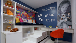 Móveis pensados para o quarto de uma adolescente / Foto: Arquivo pessoal
