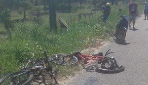 ciclista precisa de doação