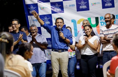 Palmeira: comunidade comemora inauguração de drenagem e pavimentação de Caraíbas Tortas