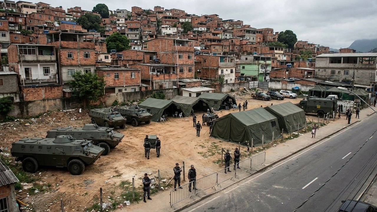Após final de semana com quatro mortes, PM instala base avançada na Zona Sudoeste do Rio para reprimir guerra entre facções