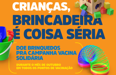Campanha arrecadará brinquedos para crianças de instituições socioassistenciais