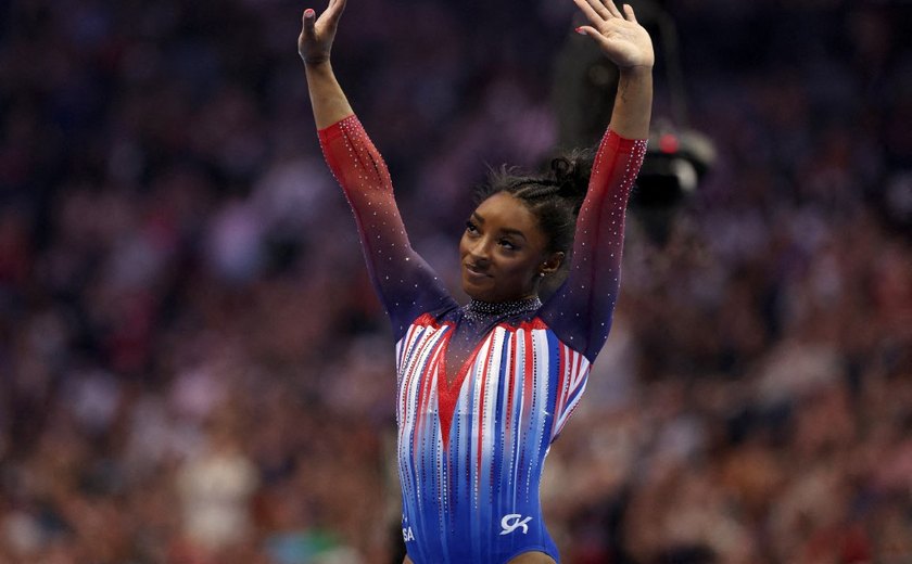 Simone Biles vence seletiva nos EUA e se classifica para os Jogos de Paris-2024