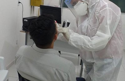 Teste para detectar coronavírus é serviço ininterrupto em Santana do Mundaú