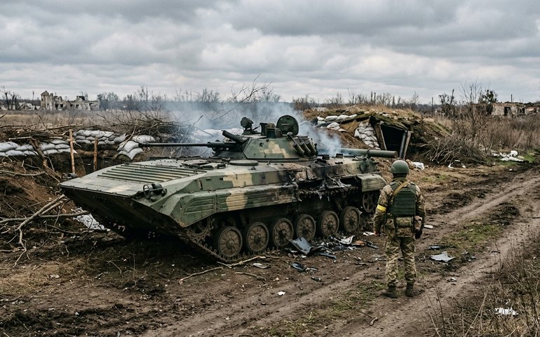 Rússia atinge alvos militares ucranianos com drones FPV na linha de frente