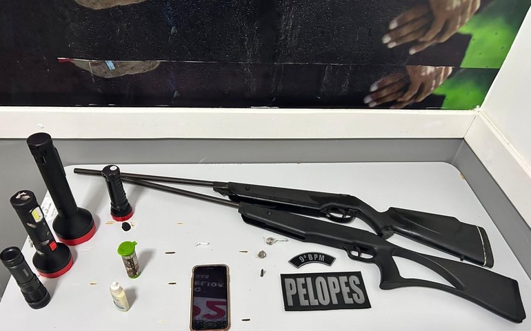 PM flagra crimes de caça e tráfico de drogas durante ações em Arapiraca e Delmiro Gouveia