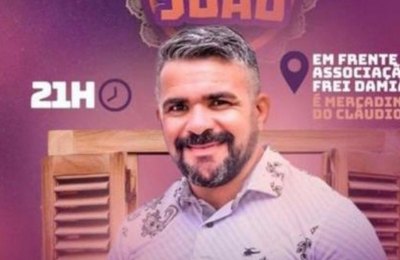 Prefeitura de Palmeira cancela show de forró em respeito às festividades de Frei Damião