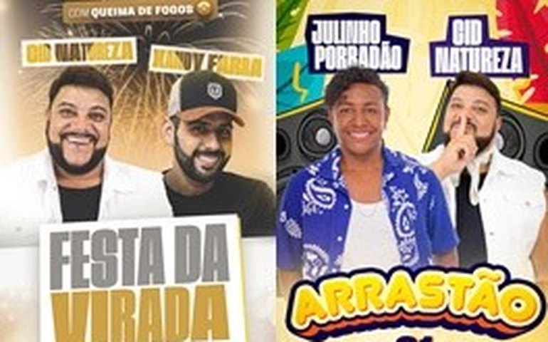 Réveillon de Traipu terá shows na virada e arrastão no 1º dia do ano