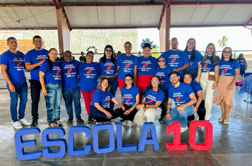 Estudantes participam de Aulão Saeb com gincana no Ginásio Marisa Leite em Piaçabuçu