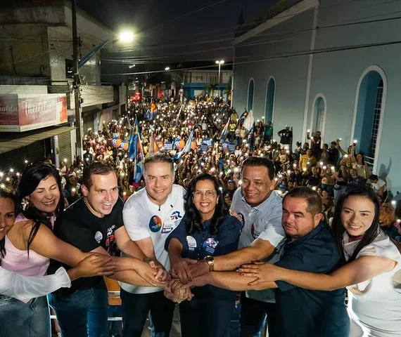 Edilza Alves e Fernando Pereira declaram apoio a Renan Filho em Lagoa da Canoa