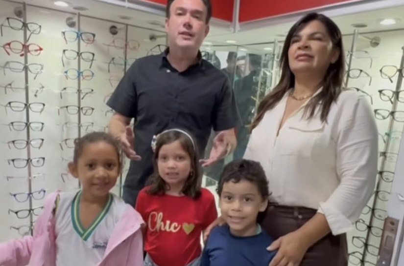 Prefeito Jorge Galvão lança programa Veja Bem voltado à saúde ocular dos alunos de Jundiá