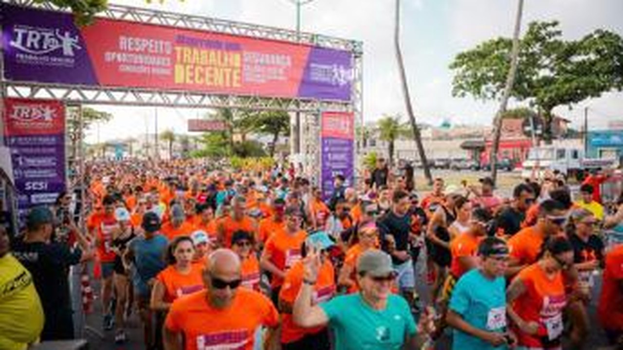 Corrida TRT-AL reúne mais de 1800 atletas pelo trabalho seguro e contra o trabalho Infantil