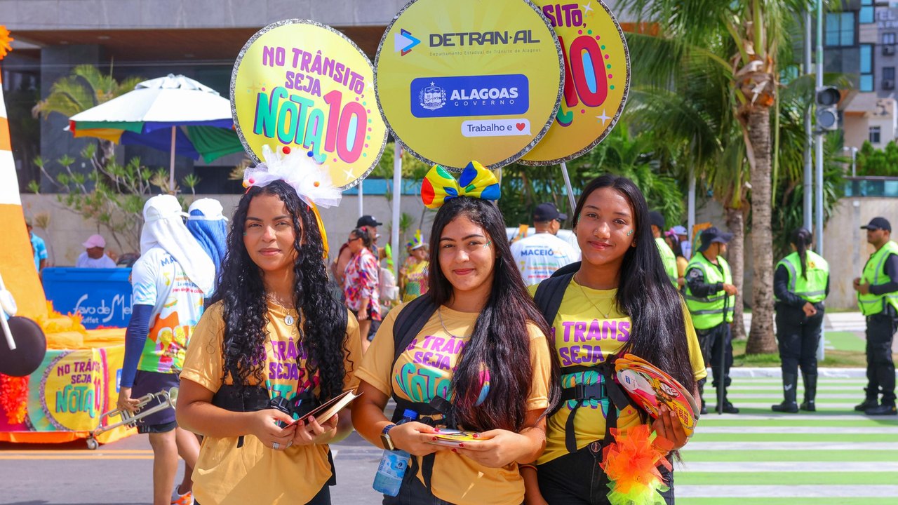 Detran Alagoas reforça ações de conscientização e fiscalização durante o carnaval 2025