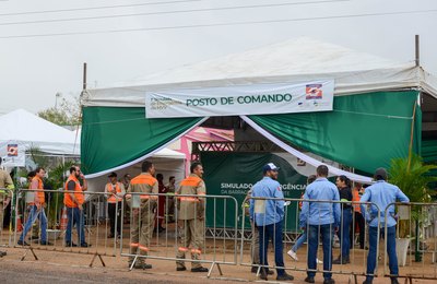 Simulado de Emergência da MVV atesta preparo das autoridades e população