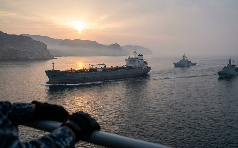 França e Reino Unido articulam reuniões para coordenar retomada de navegação em Ormuz