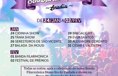 Com hasteamento da bandeira e missa, festa de Nossa Senhora da Piedade - padroeira de Anadia, começou nesta quarta
