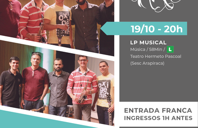 Sesc das Artes apresenta projeto LP Musical em Arapiraca