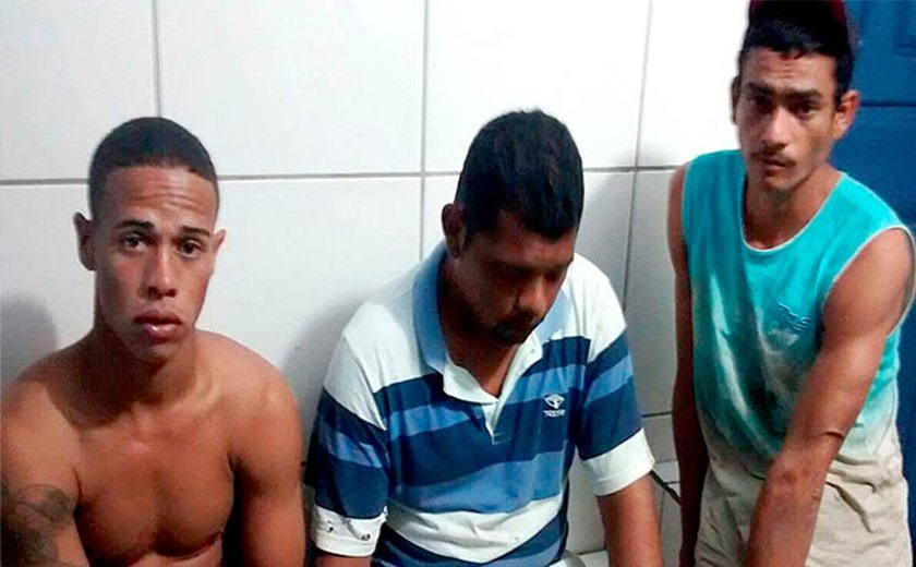 Preso trio acusado de tráfico de drogas no litoral Norte