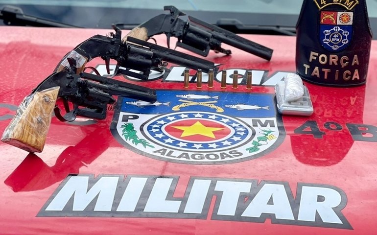 Em ações distintas, 3º e 4º Batalhões da PM retiram seis armas de circulação
