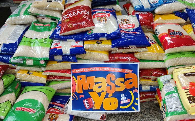 São João Solidário arrecada 12 toneladas de alimentos