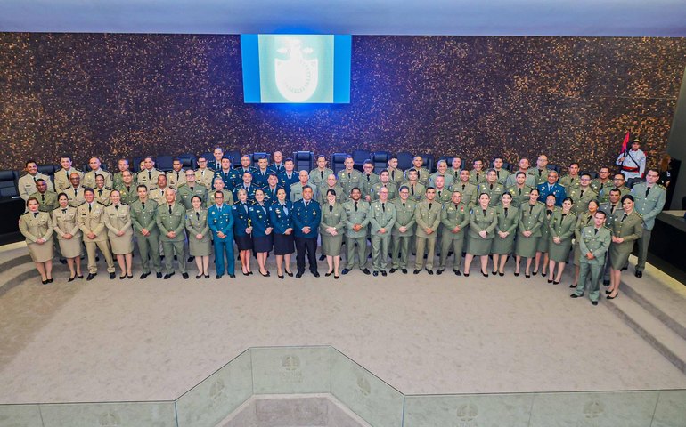 Polícia Militar forma 81 oficiais em mais uma turma do Curso de Comando e Estado Maior