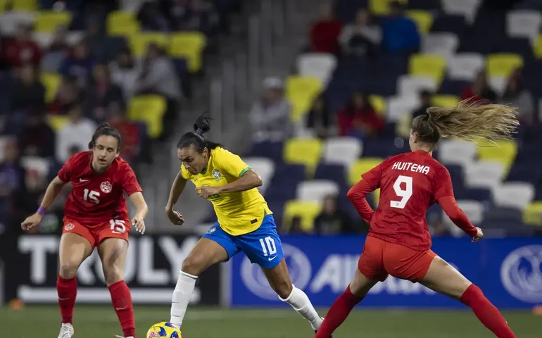 TV Brasil transmite estreia da seleção feminina na Copa SheBelieves