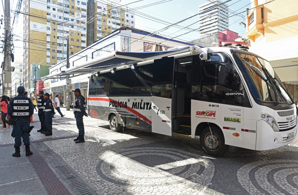 Policiamento no Centro / Foto: Ascom/SSP